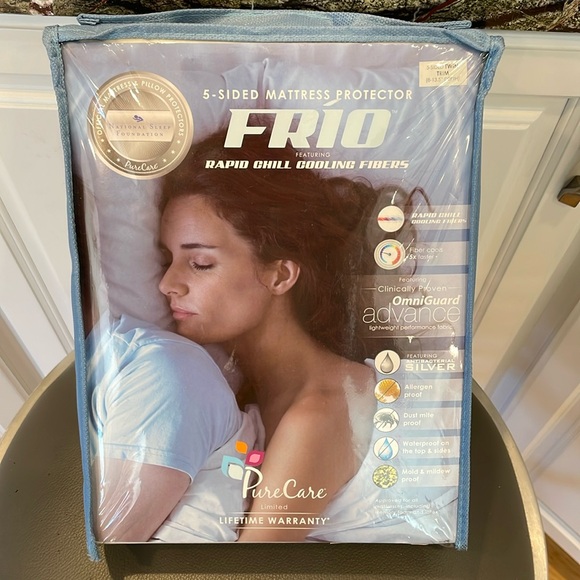 PureCare Bedding New Purecare Fro Cooling Mattress Protector Twin